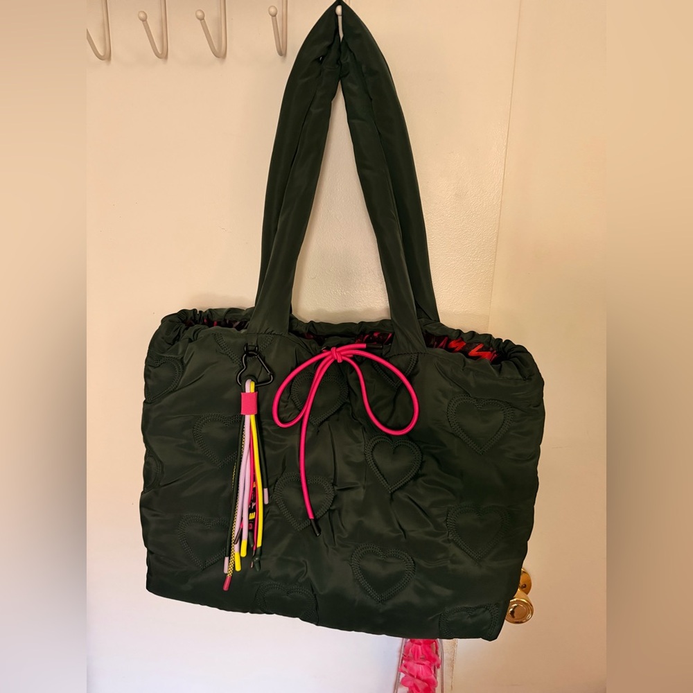 Bungee Jump Top Handle Tote - Green - Picture 3 of 6